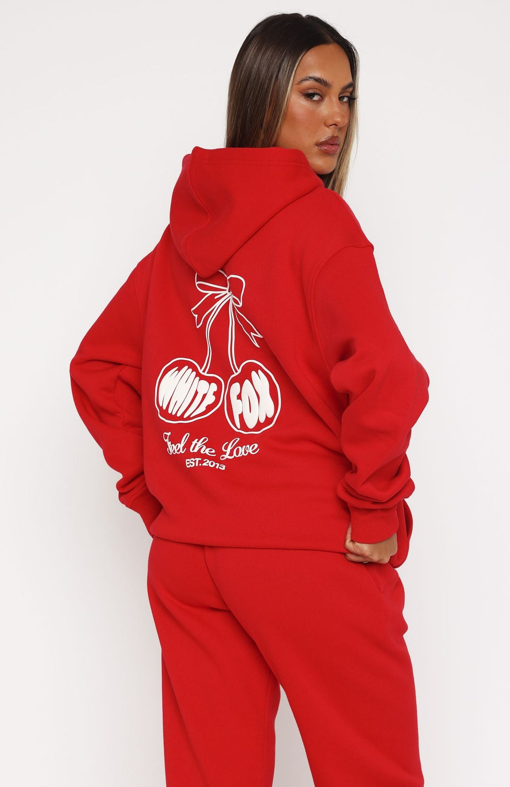 Love Of My Life Oversized Hoodie RedS/M