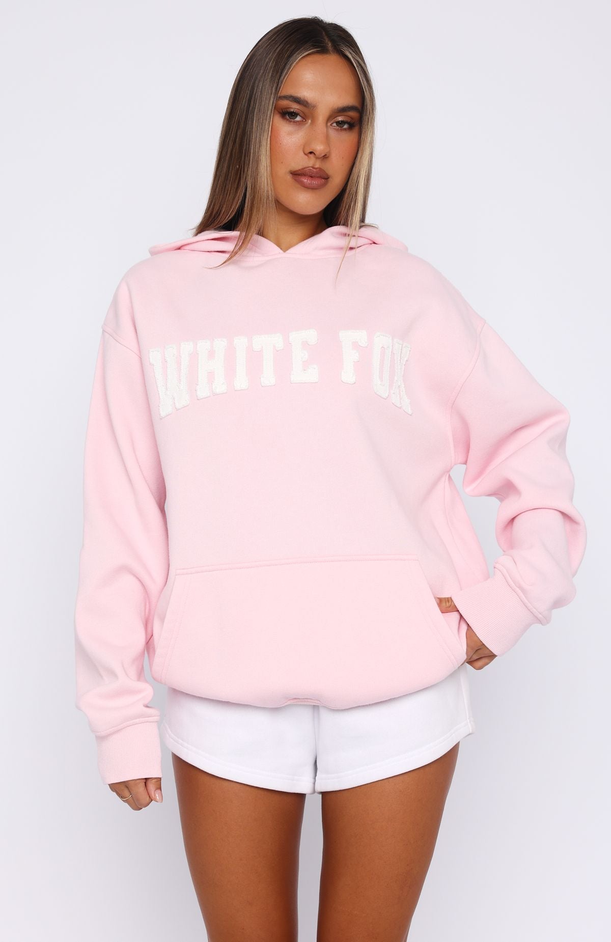 Shout It Out Oversized Hoodie PinkXS/S