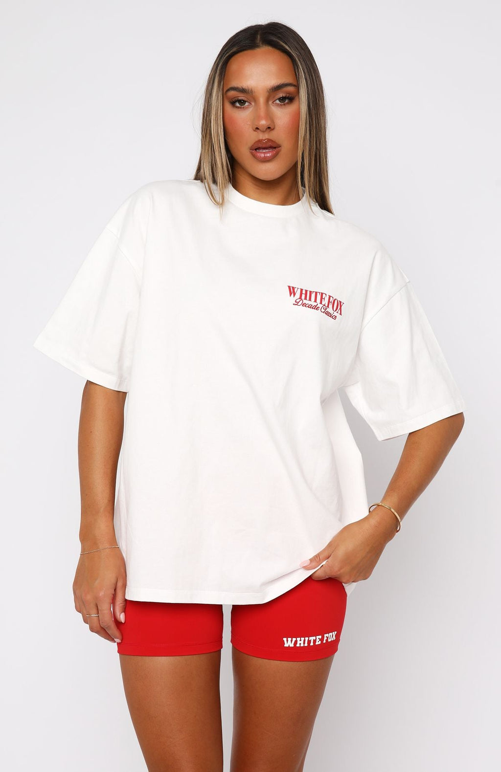 Decade Classics Essential Oversized Tee WhiteXS/S