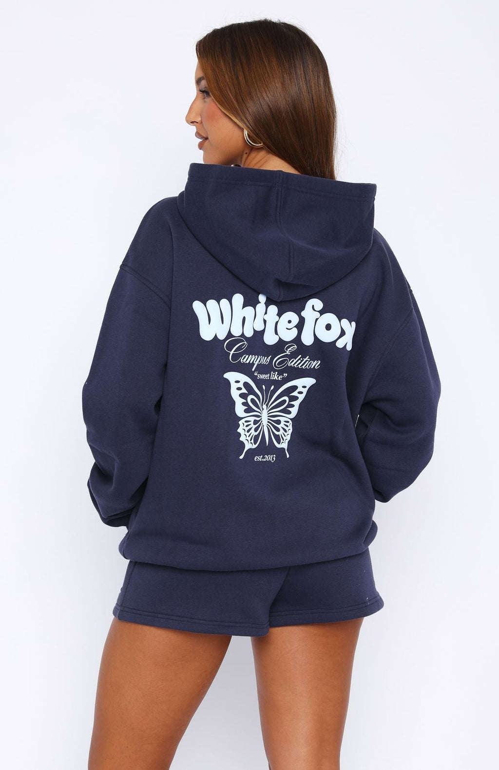 High Above Oversized Hoodie NavyM/L